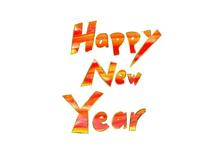 Happy New Yearの文字③ happy,new,year,お正月,年賀状,文字,あけましておめでとう,happynewyear,ハッピーニューイヤー,バーゲンのイラスト素材