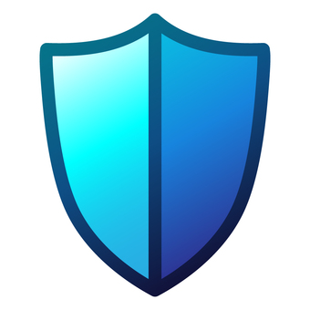 Shield icon_blue, shield, security, icon, JPG, PNG and EPS