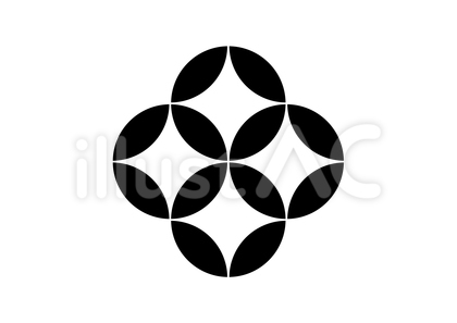 四つ持合七宝