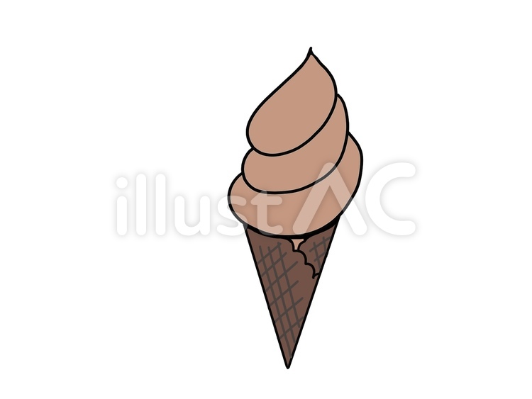 ソフトクリーム ソフトクリーム,夏,スイーツのイラスト素材
