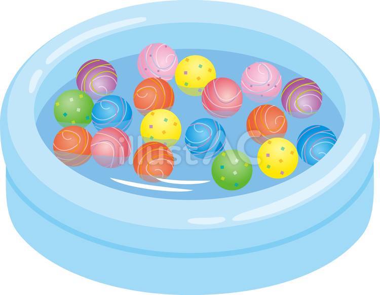 水ヨーヨーすくい 水ヨーヨー,ヨーヨー釣り,縁日のイラスト素材