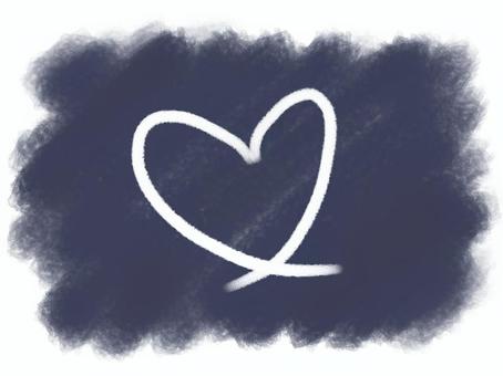 絵本風タッチのハート ハート,絵本風,手描き,落書き,クレヨン,ゆるい,かわいい,背景透過のイラスト素材