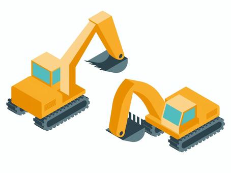 アイソメトリック_シャベルカー