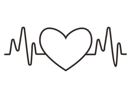 Illustration, electro-cardiogram, heart, pulse, 