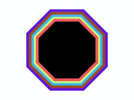 模様００２ 模様,色彩,色,八角形,カラフル,印象,標識,表示のイラスト素材