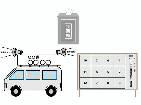 選挙 選挙,セット,投票,期日前投票,国民投票,民主主義,総選挙,地方選挙,議会選挙,国政選挙のイラスト素材