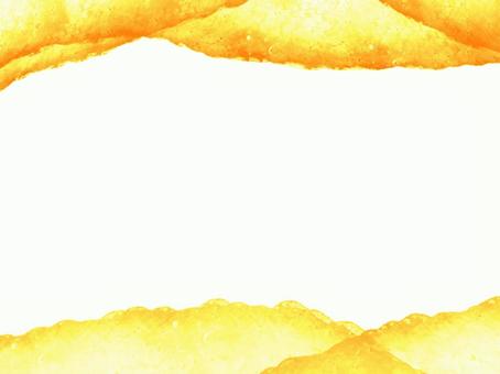 光の層シリーズ-yeor02 背景,水彩,抽象,グラデーション,黄色,オレンジ,光,明るい,柔らかい,上品のイラスト素材