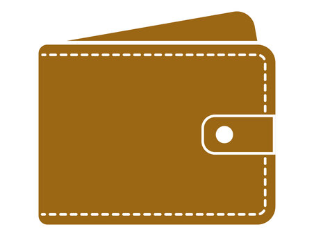 Wallet color icon, wallet, icon, coin purse, JPG, PNG and AI