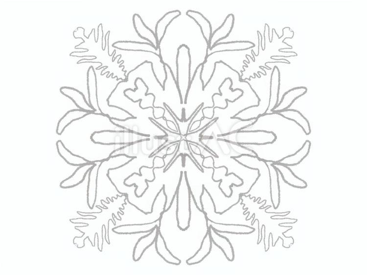 曼荼羅の塗り絵 曼荼羅,塗り絵,グレーのイラスト素材