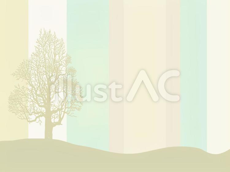 ストライプと木 ストライプ,木,背景のイラスト素材