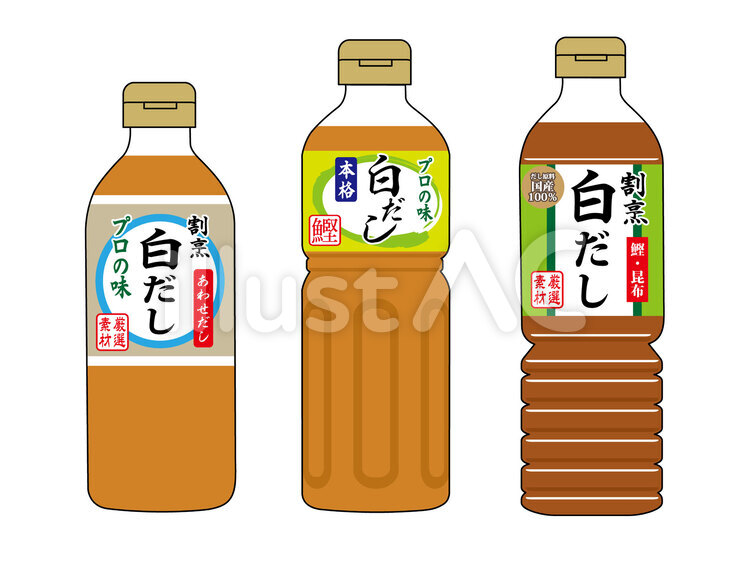 白だし 白だし,調味料,和食のイラスト素材