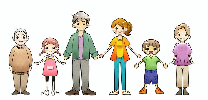 Illustration, male, female, boy, 