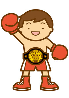 Illustration, boxing, champion, boxer, 