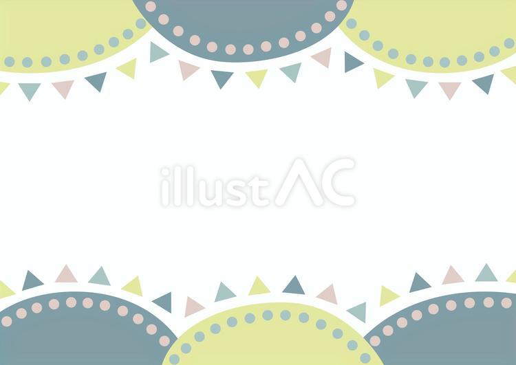 おしゃれなフレーム ポップ,かわいい,おしゃれのイラスト素材