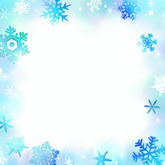 雪の結晶の正方形フレーム 雪の結晶の正方形フレーム 雪,結晶,フレーム,背景,壁紙,ポスター,広告,素材,チラシ,冬のイラスト素材