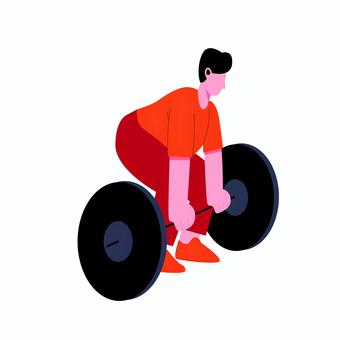 ウェイトリフティング 012