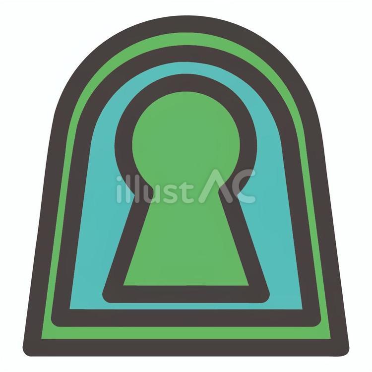 前方後円墳 前方後円墳,古墳,歴史のイラスト素材