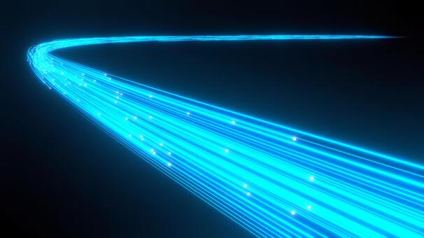 無数の線がカーブして走るネオン背景 背景,曲線,ネオン,カーブ,エフェクト,光,壁紙,スタイリッシュ,幻想的,通信のイラスト素材