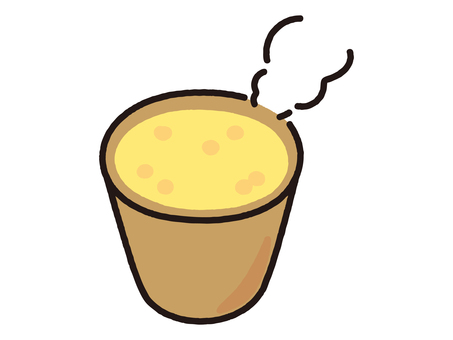 あったかコーンスープ コーンスープ,コーンポタージュ,コーン,温かい,湯気,スープ,ポタージュ,冬,秋,屋台のイラスト素材