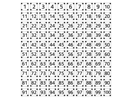 Number design 1 ~ 100 Part 10, JPG, PNG and AI Number design 1 ~ 100 Part 10, digital, diseño, negro y blanco, JPG, PNG and AI