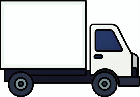 白の貨物トラックです。 白の貨物トラックです。 トラック,貨物車,輸送,貨物,運送業,配送,荷台,自動車,物流,短距離のイラスト素材