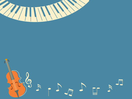 バイオリンとピアノの背景イラスト ヴァイオリン,音楽会,コンサート,ピアノ,バイオリン,イヴェント,背景,文化祭,演奏会,音符のイラスト素材