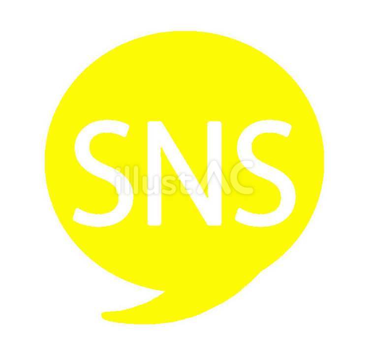 SNSアイコン sns,アイコン,アプリのイラスト素材