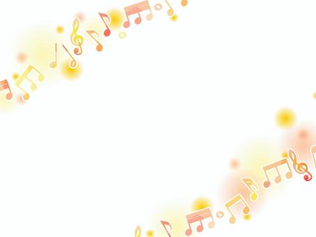 Autumn musical note background, note, autumn, autumn, JPG and AI