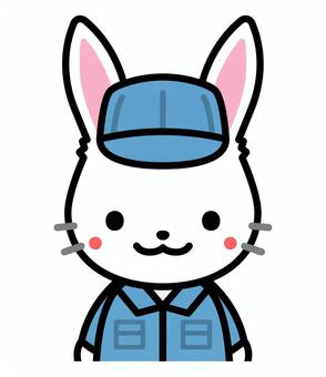 Illustration, rabbit, operator, character, 