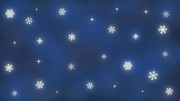 結晶が舞う背景