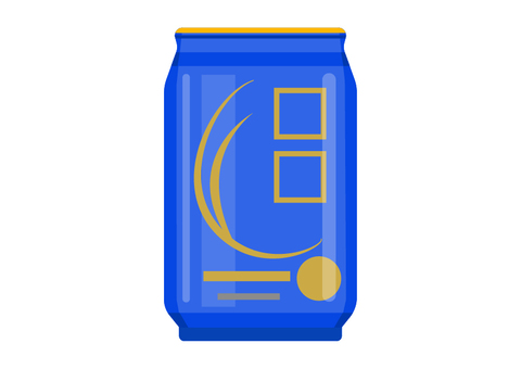 缶入りの発泡酒 発泡酒,お酒,飲み物,アルコール,缶,飲酒,酒類,イラスト,ベクターのイラスト素材