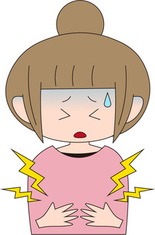 腹痛イラスト 無料イラストなら イラストac