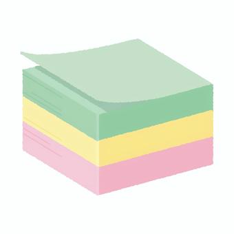 カラフルな付箋 カラフルな付箋 付箋,ポストイット,メモのイラスト素材