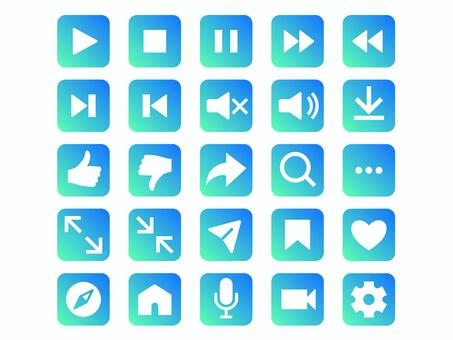 Illustration, youtube, button, web design, 