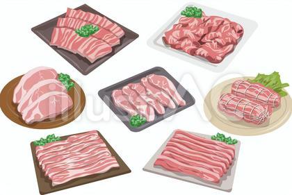豚肉 集合 線なし