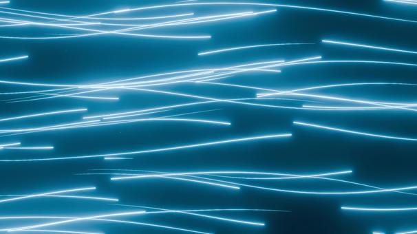 発光する波線が交差するネオン背景 波,線,ウェーブ,背景,ネオン,抽象的,デジタル,サイバー,エフェクト,曲線のイラスト素材