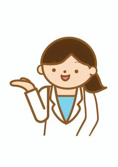 Doctor Guidance Female Bust Up, JPG, PNG and AI Doctor Guidance Female Bust Up, doctor, pharmacist, researcher, JPG, PNG and AI