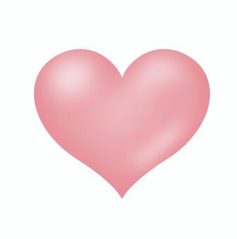 立体的でぷっくりなピンクのハートマーク ハート,バレンタイン,リアル,立体感,光沢,ピンク,かわいい,おしゃれ,高級感,ファンシーのイラスト素材