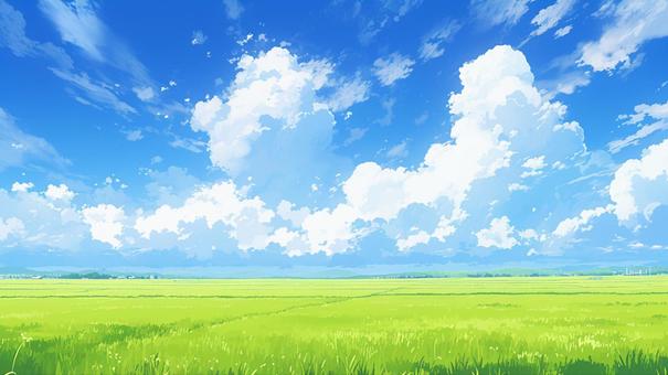 Illustration, natural, summer, great view, 