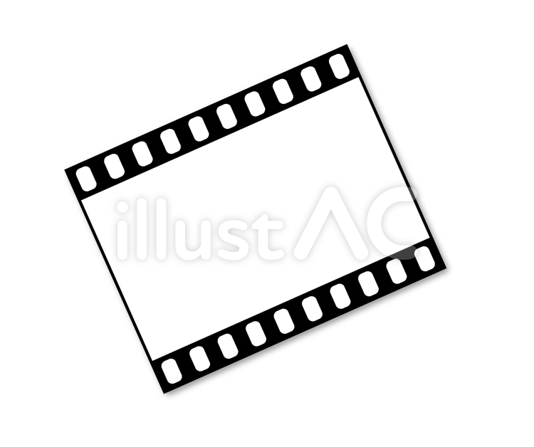 映画のフィルム1コマ 映画,フィルム,コマのイラスト素材