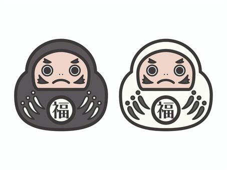 だるま（必勝）２色セット03