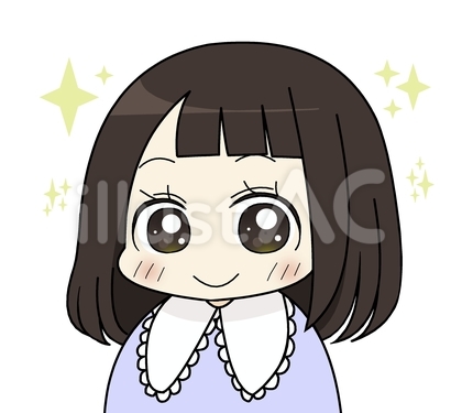 瞳がキラキラしてる女の子