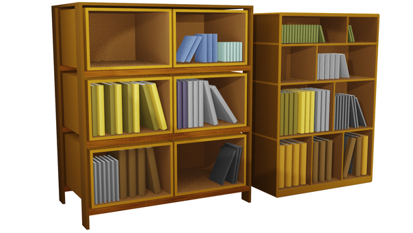 本棚 本棚,本,図書,棚,古本,書店,図書館,書籍,文庫,整頓のイラスト素材