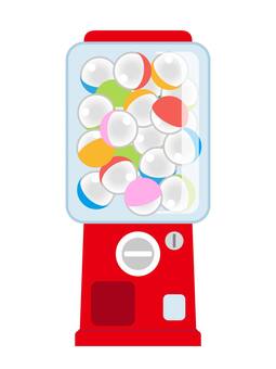 カプセルトイ カプセルトイ,ガチャガチャ,自動販売機,カプセル,自販機,ボール,景品,ガチャ,玩具,白背景のイラスト素材