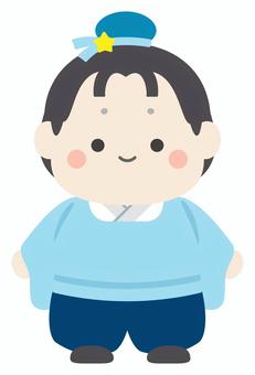 七夕の彦星 七夕,彦星,人物,男性,かわいい,シンプル,イラスト,素材のイラスト素材