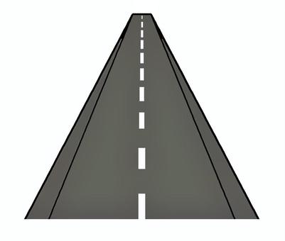 道路アイコン 道路,車線,幅,直線,車道,アスファルト,地面,レール,イメージ,走行のイラスト素材
