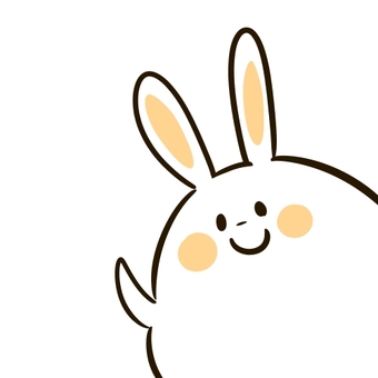 Rabbits, rabbit, hand drawn, simple, JPG