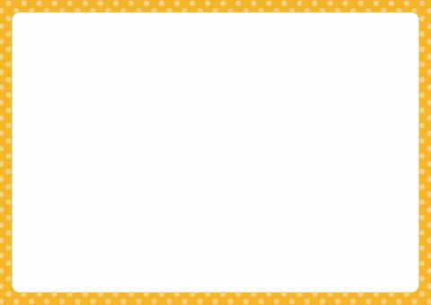 ハロウィンカラーの水玉フレーム、オレンジ ハロウィンカラーの水玉フレーム、オレンジ ハロウィン,フレーム,背景,水玉模様,オレンジ色,オレンジ,枠,飾り枠,10月,秋のイラスト素材