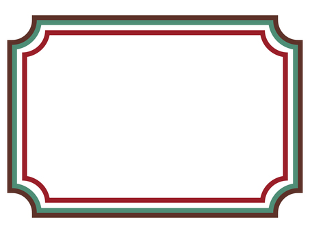 角丸へこみフレーム　ワイン フレーム,枠,背景,秋,秋色,9月,10月,11月,シック,シンプルのイラスト素材