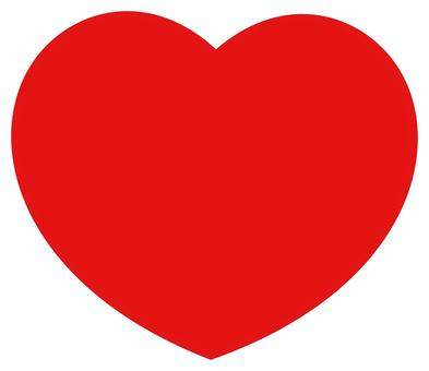 赤いハート まるみのあるハート型 ハート,赤,背景,フレーム,バレンタイン,バレンタインデー,かわいい,ハート型,見出し,おしゃれのイラスト素材